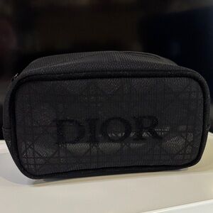 Dior Black Toiletry Bag